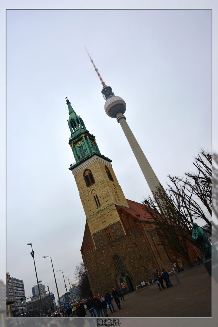 Marienkirche mit ALEX - Berlin