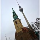 Marienkirche mit ALEX - Berlin