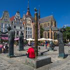 Marienkirche & Möwenbrunnen