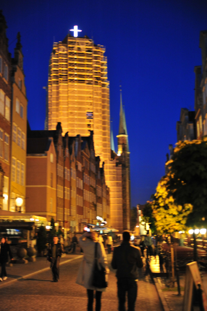 Marienkirche von der Jopengasse aus