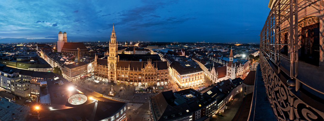 Marienplatz in München ...