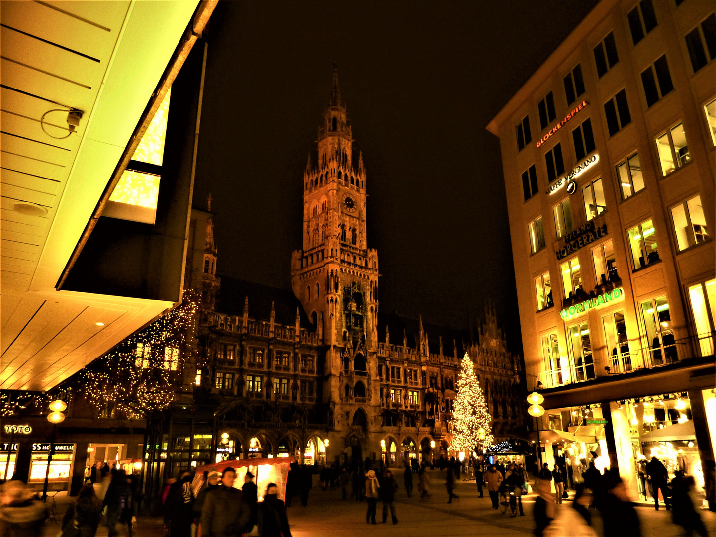 Marienplatz Nacht 009