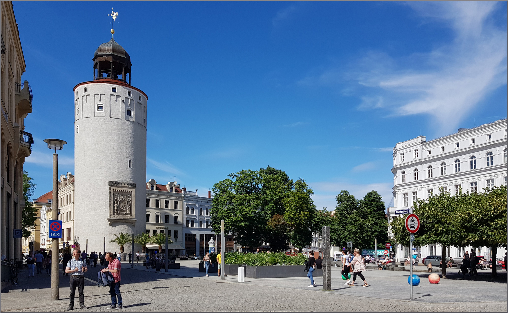 Marienplatz und Dicker Turm 