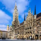 Marienplatz und Neues Rathaus in München