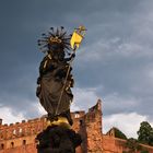 Marienstatue am Kornmarkt in Heidelberg