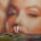 Marilyn Monroe and Water drop