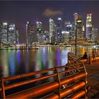 Marina Bay am Abend