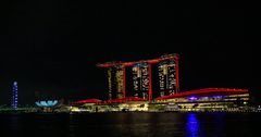 Marina Bay bei Nacht