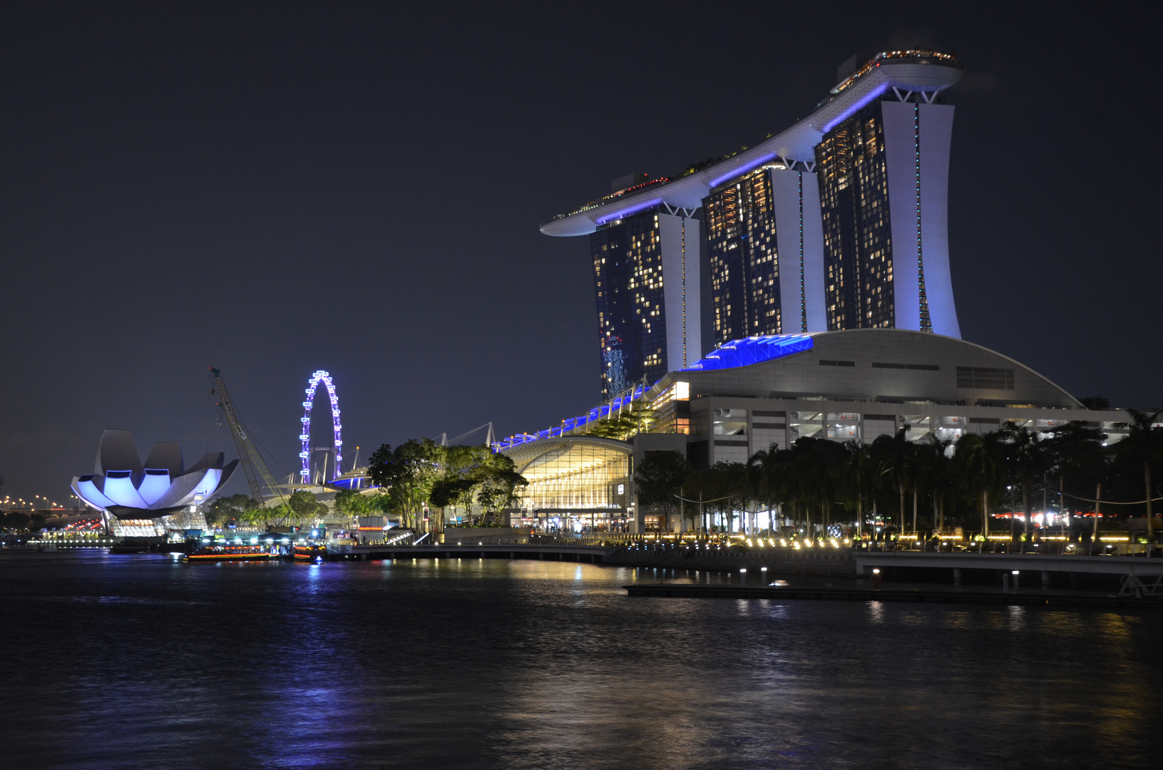 Marina Bay bei Nacht