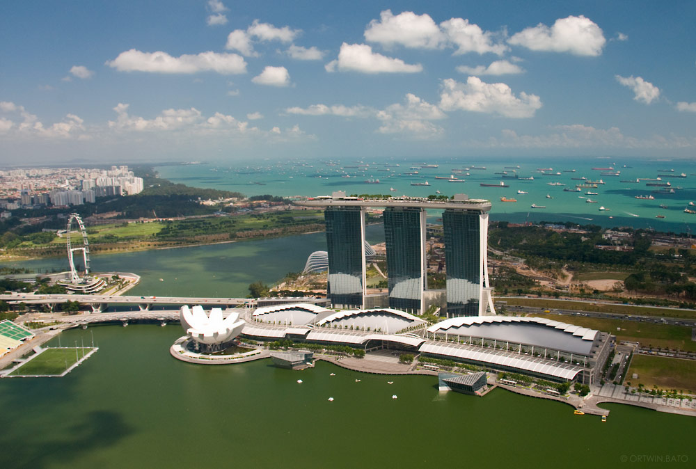 MARINA BAY FROM TOP