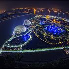 Marina bay garden night sky