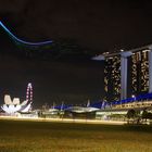 Marina Bay Sands, bei Nacht.