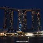 Marina Bay Sands Hotel by night