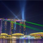 Marina bay sands Lasershow 1