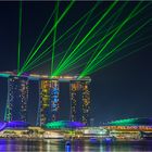 Marina bay sands Lasershow 2