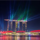 Marina bay sands Lasershow 3