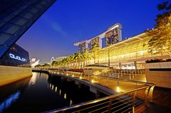 Marina Bay Sands Singapur bei Nacht