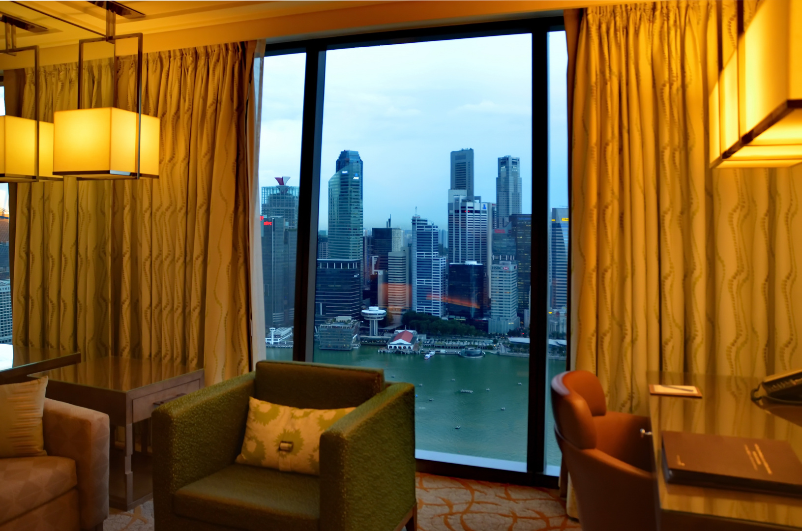 Marina Bay Sands, Zimmer mit Aussicht