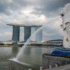 Marina bay with Merlion