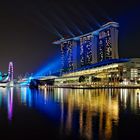 Marina Bay.....laser light show