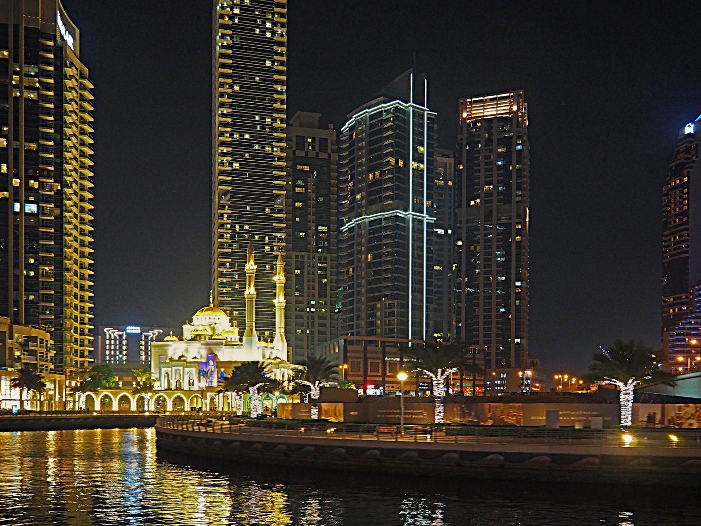 Marina Dubaï et Mosquée JBR