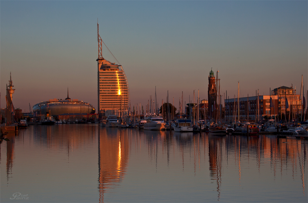 Marina im Abendlicht