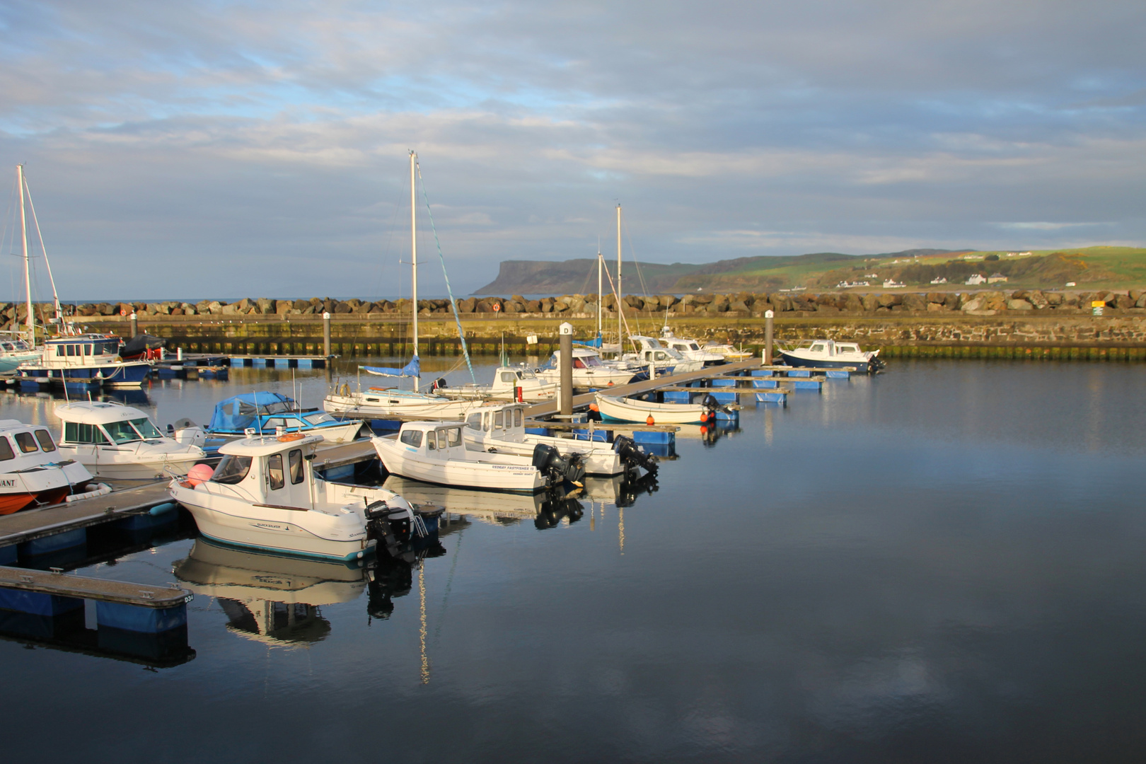 Marina in Ballycastle, Nordirland