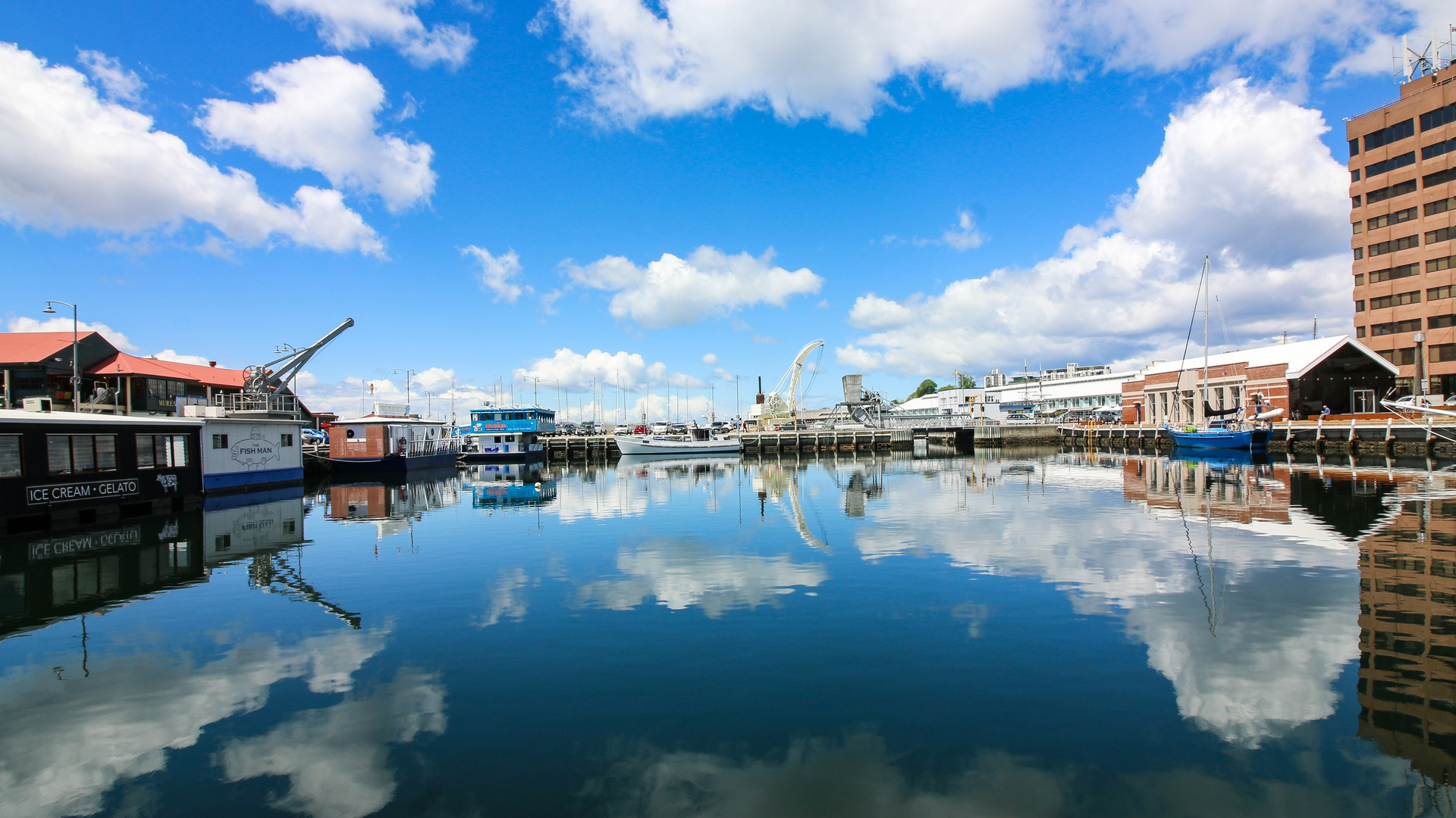 Marina in Hobart