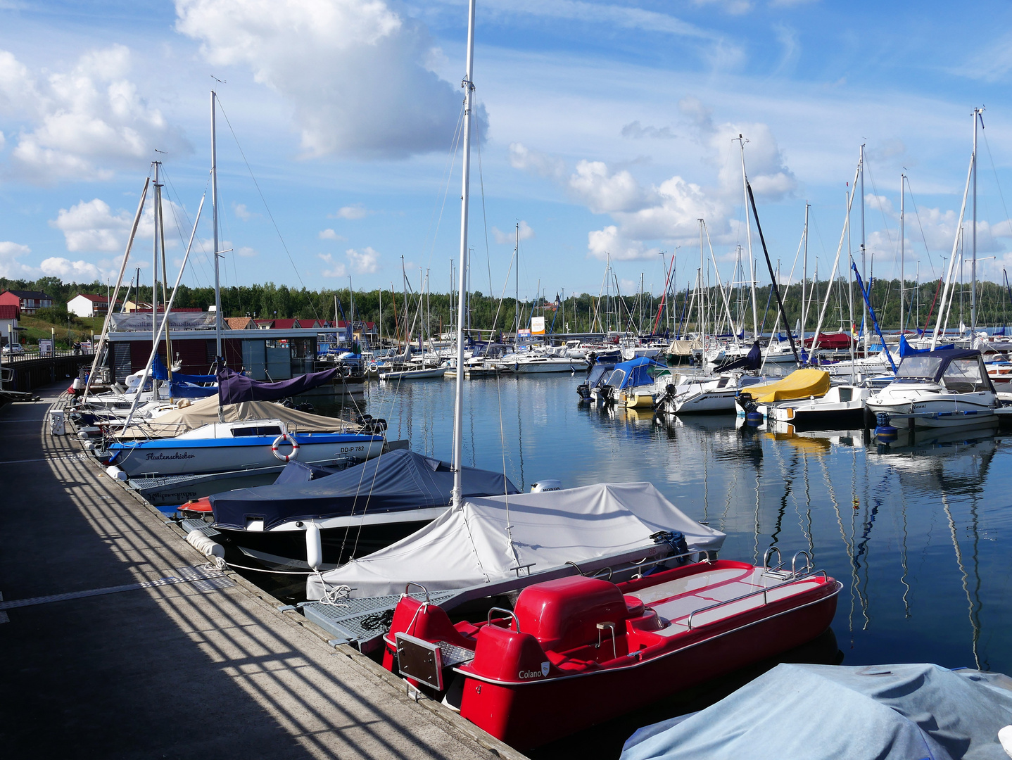 Marina in Mücheln am Geiseltalsee