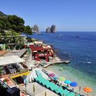 Marina Piccola mit Faraglioni-Felsen bei Capri