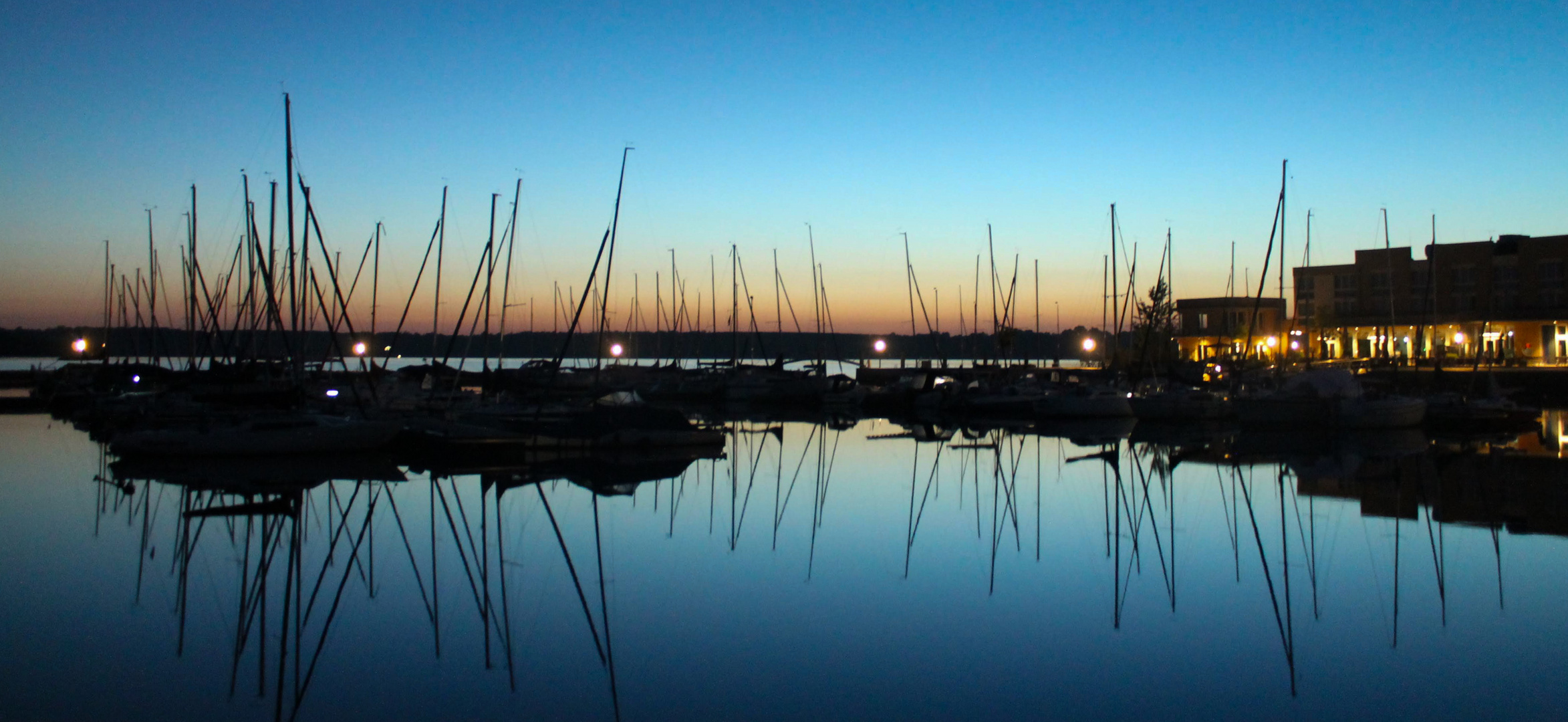 marina sunset