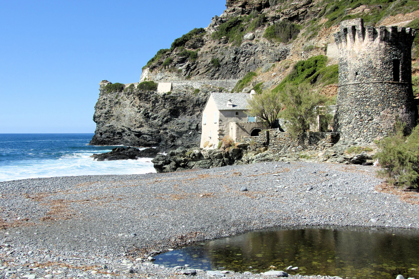 Marine de Negru am Cap Corse