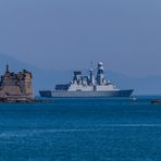 Marine Kreuzer vor Portovenere