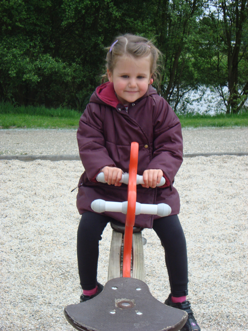 Marine sur son cheval