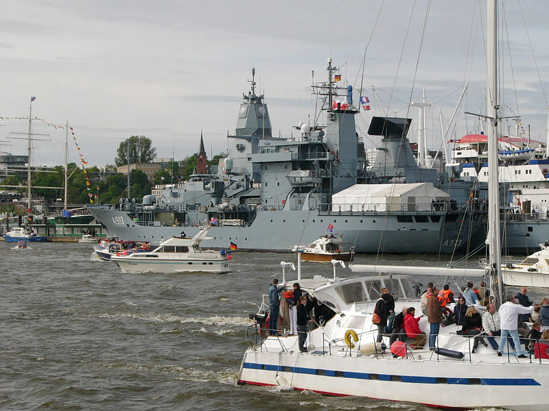 Marinebesuch in Hamburg