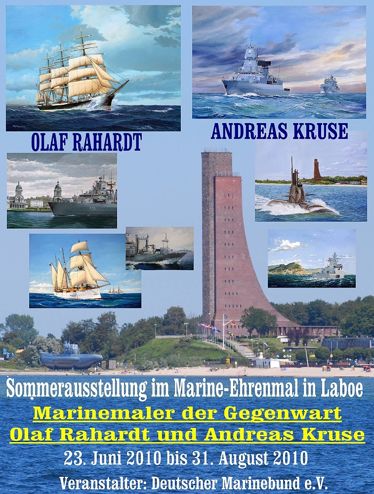 Marinemalerei im Marineehrenmal Laboe