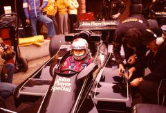 Mario Andretti USA im JPS Lotus-Ford (F1 WM von 1978 auf JPS Lotus-Ford) hier in Zolder.