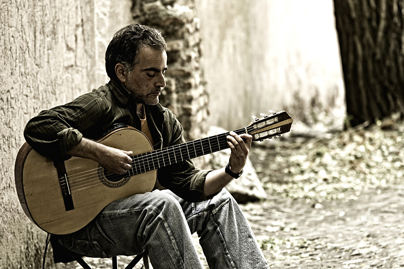 Mario - Straßenmusiker aus Rom