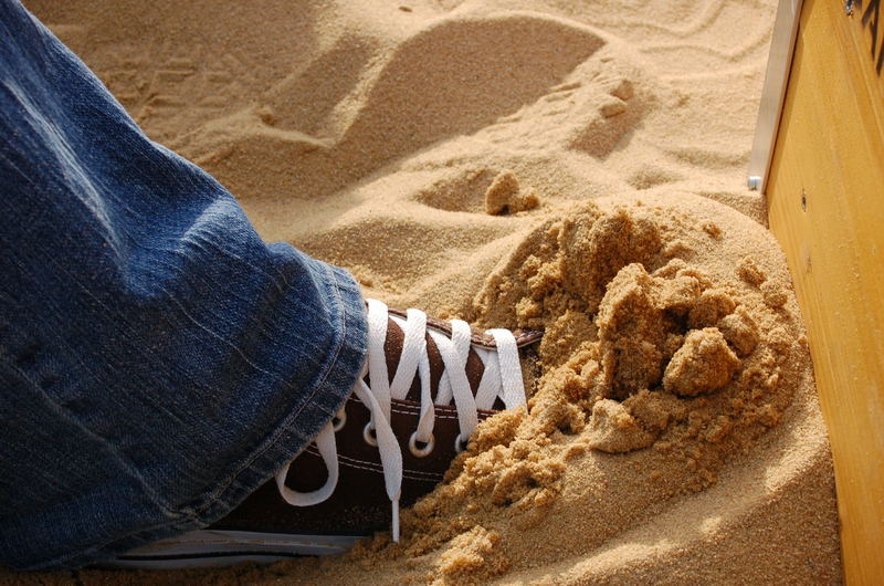 marion und dieter am strand