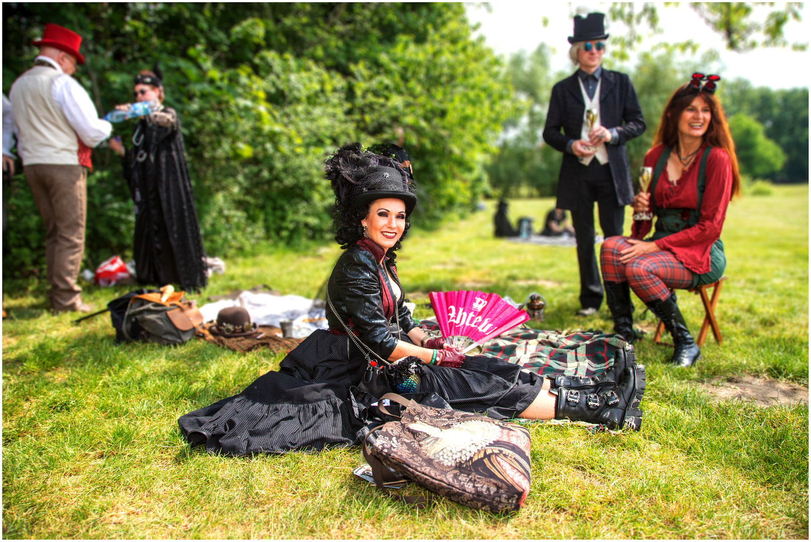 Marisa beim Picknick