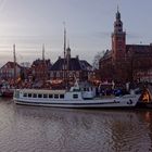 Maritimer besonderer Weihnachtsmarkt am Museumshafen in Leer (Ostfriesland)