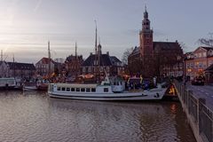 Maritimer besonderer Weihnachtsmarkt am Museumshafen in Leer (Ostfriesland)