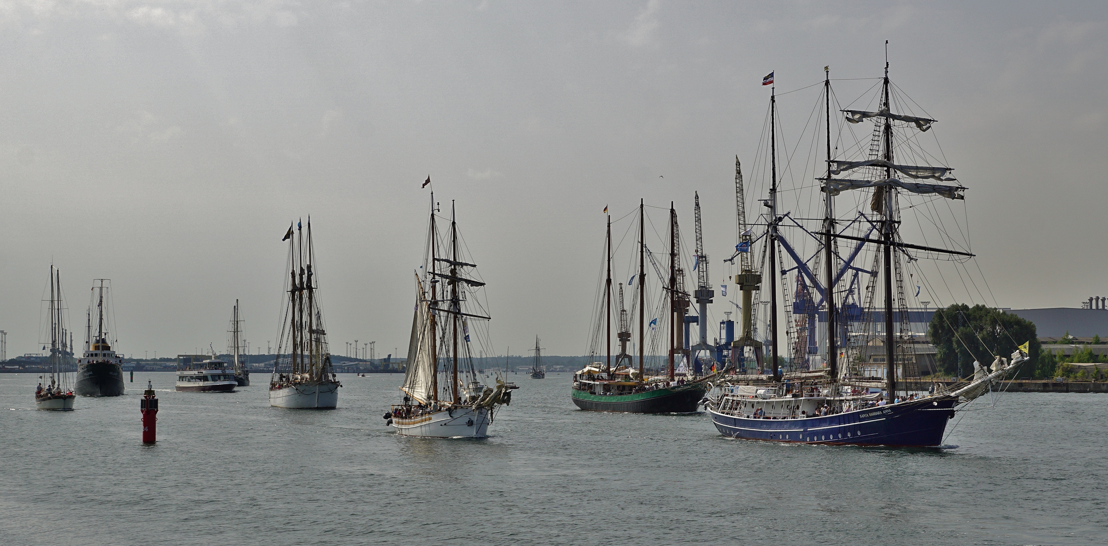 Maritimes Flair bei den Ausfahrten der Traditionssegler