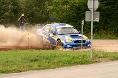 Mark van Eldik im Subaru Impreza WRC (ohne Wohnanhänger, *lol*)