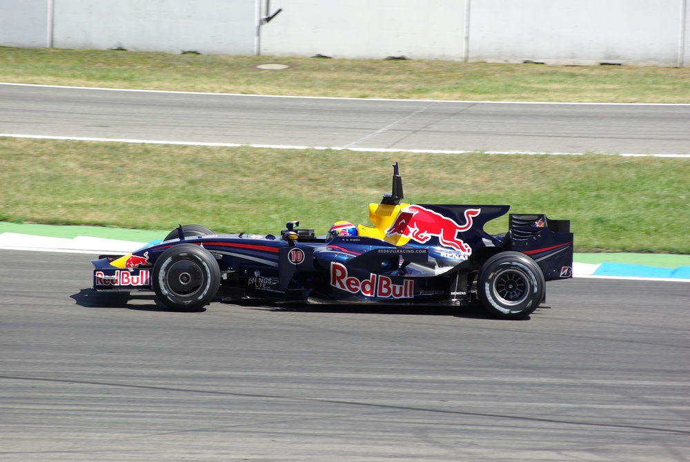 Mark Webber bei Tests in Hockenheim