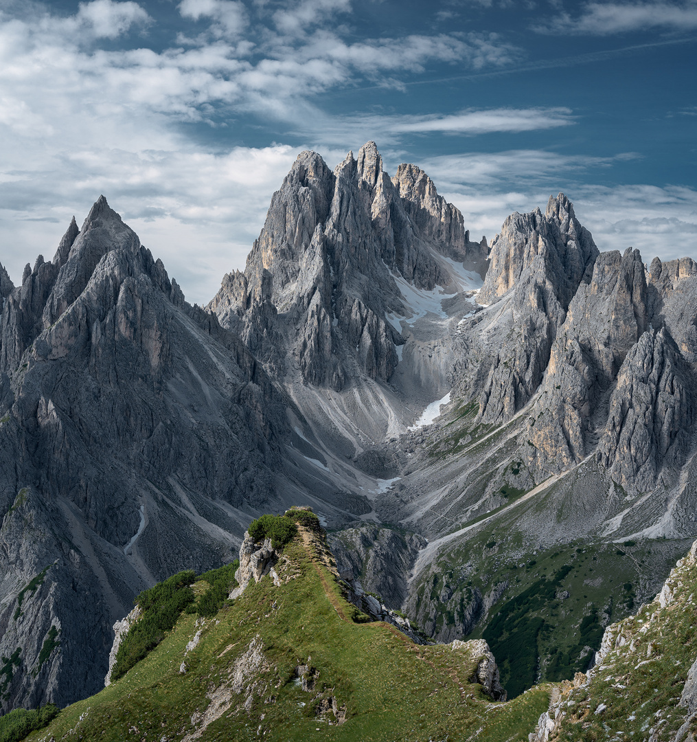 Markante Gipfel in den Dolomiten