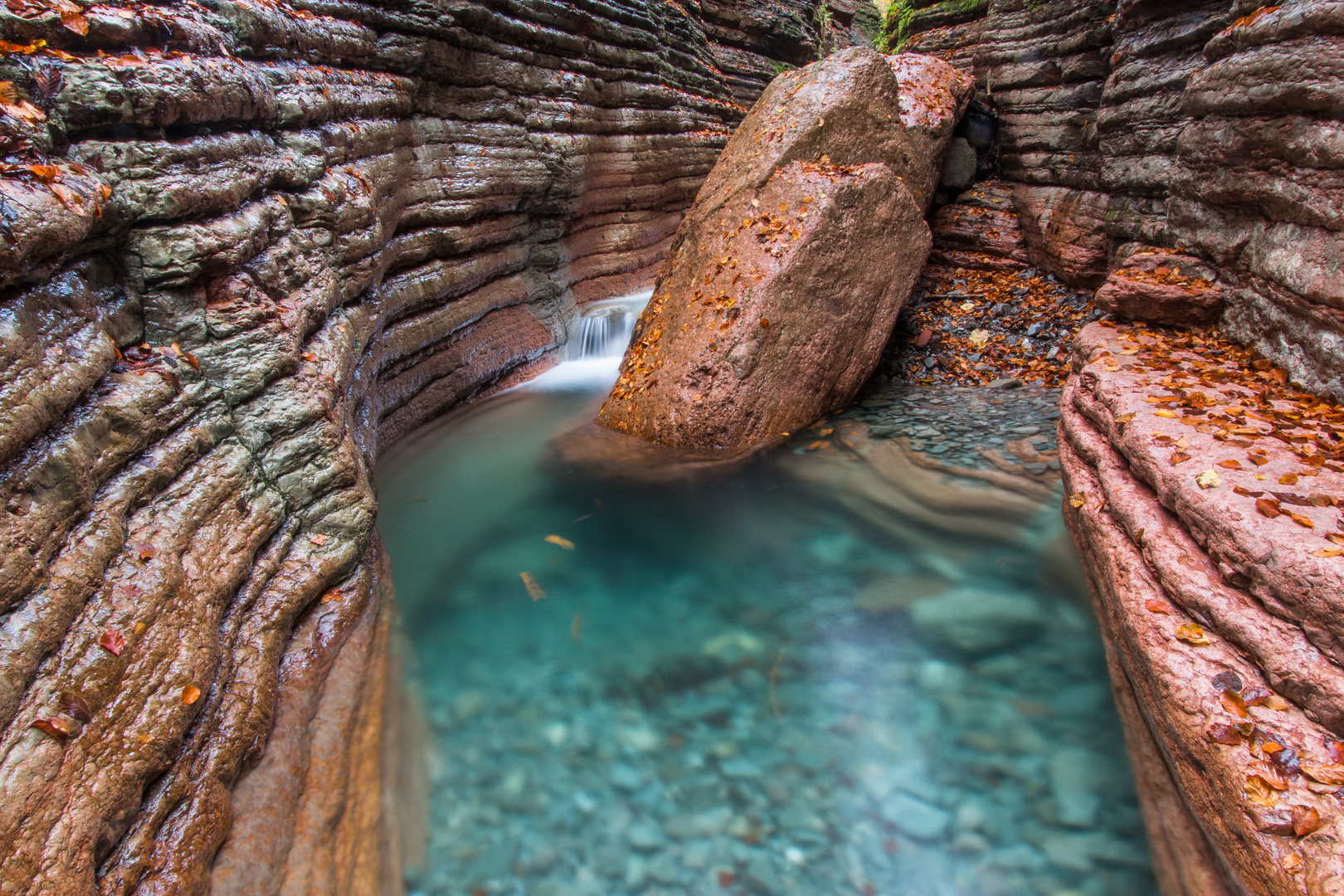 Markanter Stein in der Tauglklamm