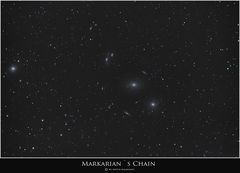 Markarian´s Chain im Virgo-Haufen