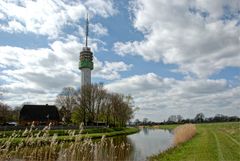 Markelo - TV Transmission Tower at Schipbeek River