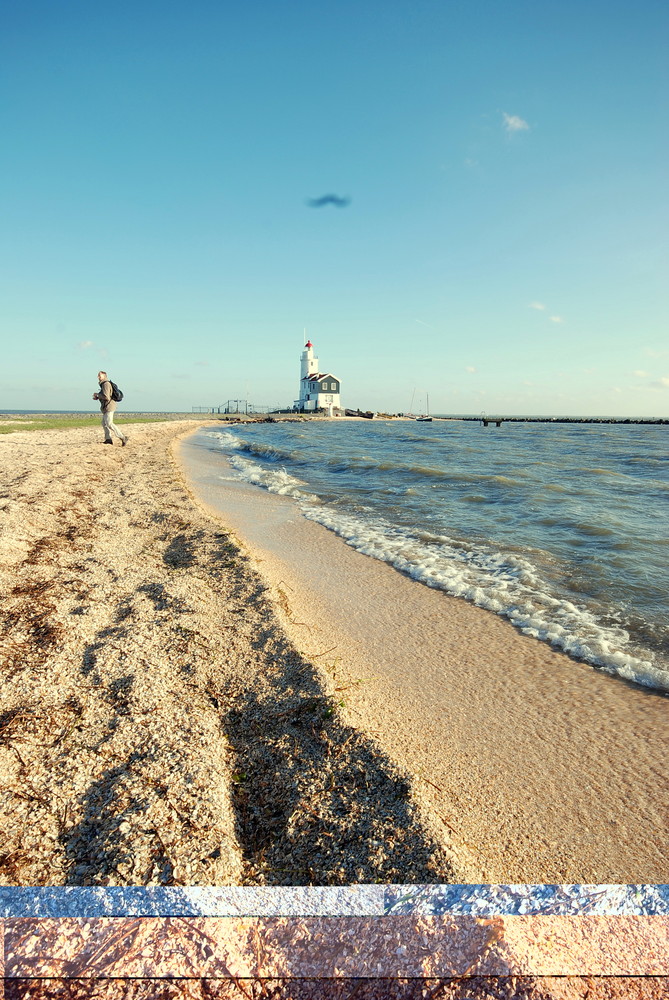 Marken - Lighthouse "Paard van Marken (Horse of Marken)"